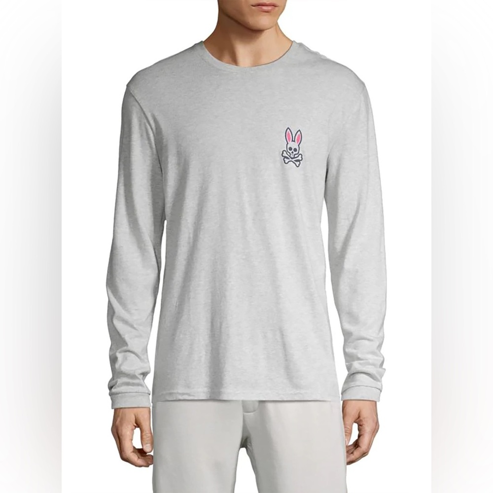 Psycho Bunny men’s gray long sleeve t-shirt